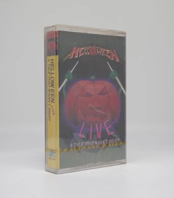 Helloween A Tale That Wasn't Right Live 1992 Korea Cassette Tape Sealed Rare Foto 1 de 4
