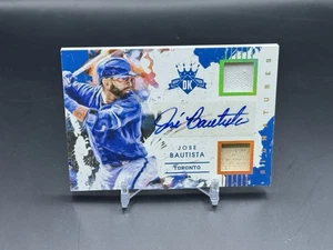 2016 Panini Diamond Kings Jose Bautista Dual Relic Bat Patch Autogramm /5 - Bild 1 von 2