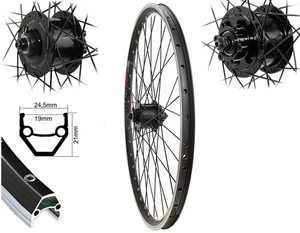 Vorderrad MTB 26" Nabendynamo 6 Loch Disc Hohlkammerfelge 26 Zoll Scheibenbremse - Bild 1 von 1