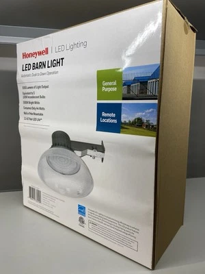 BRAND NEW!! Honeywell 5000 Lumen LED Barn Light Fixture 55 Watt - MA095052-40SM - Image 1 of 4