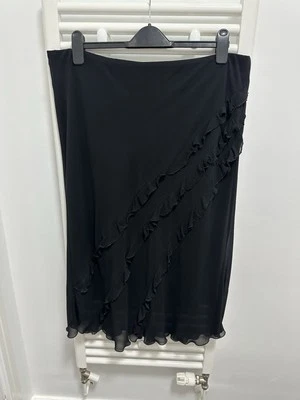 Etam Y2K Sheer Ruffle Skirt Size 18 Millennium - Image 1 of 4
