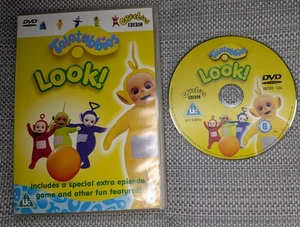 Teletubbies: Look! DVD (2003) cert Uc CBeebies Children's BBC RARE FREE POSTAGE  - Foto 1 di 1
