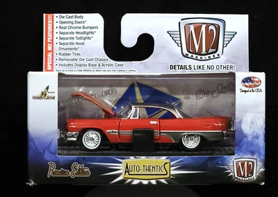 Coche M2 Machines 57 1957 DeSoto Fireflite Auto-Thentics Mopar R35 15-75 rojo Foto 1 de 2