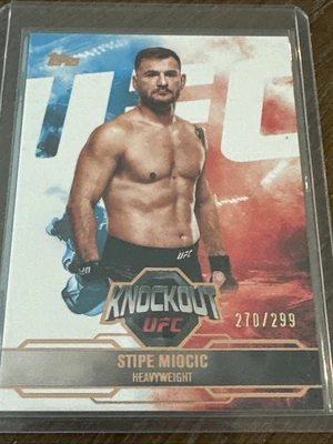 2025 Topps Knockout UFC Stipe Miocic Bronze /299 #3 - Image 1 of 4