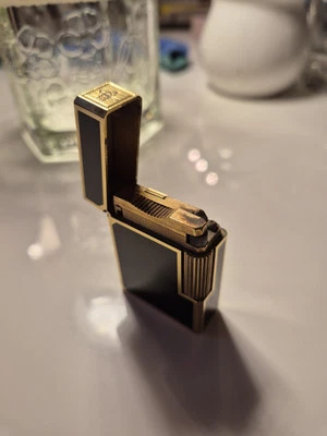 Accendino S.T. Dupont France "Laque De Chine" Vintage - Non Funzionante - Immagine 1 di 4