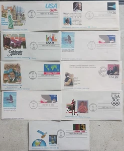 Airmail. 9 Aerogramme. - Picture 1 of 1