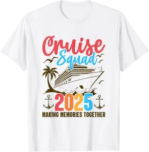 Cruise Squad 2025 Summer Vacation Family Group Matching T-Shirt - Picture 1 of 5