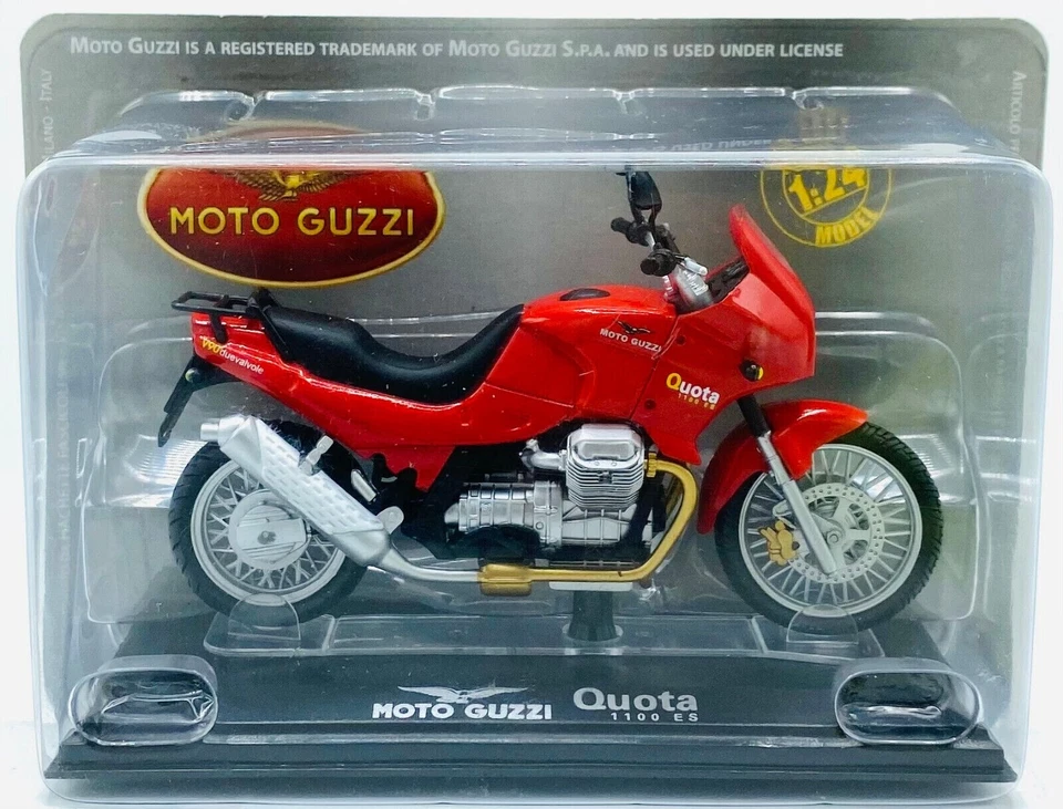 MODELLINO MOTO - MOTO GUZZI QUOTA 1100ES - SCALA 1/24 - Immagine 1 di 1