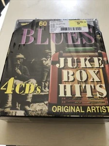 4 CD's- BLUES -JUKE BOX HITS,ORIGINAL ARTISTS, 60 SONGS(Box Set) - Picture 1 of 3