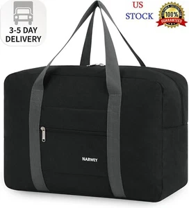 For Spirit Airlines Personal Item Bag 18x14x8 Foldable Travel Duffel Bag Tote Ca - Picture 1 of 8
