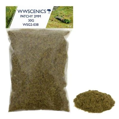 WWS 2mm Herbe Statique Éparse | CHOISIR TAILLE |Matériel pour Maquette