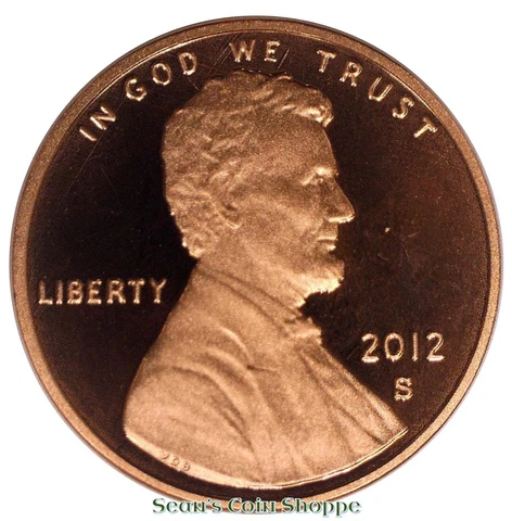 2012 S Lincoln Cent Penny 1C Gem Deep Cameo Red Proof San Francisco Ships Free! Cover