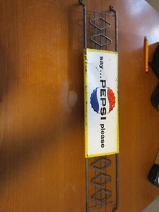 Spinta porta vintage pepsi 30"x51/2" STOUT SEGNO CO. 3-65 - Foto 1 di 4