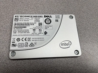 DELL 240GB SATA SSD 6Gbps INTEL DC *SSDSC2KG240G7R*TW-0V6YD5-ITT00-86F-01ITU-A05 - Image 1 of 3