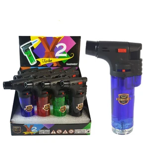 3er Turbo Sturm Feuerzeug Mini Bunsenbrenner Flambierer Gas-Brenner Jet Flame - Bild 1 von 1