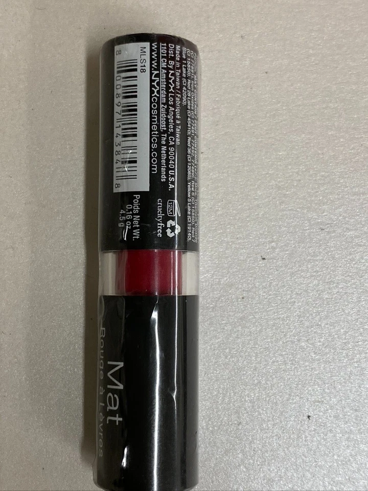 2 Pack --- NYX PROFESSIONAL MAKEUP Matte Lipstick items💋 💋 💋 MLS18 - Image 1 of 1