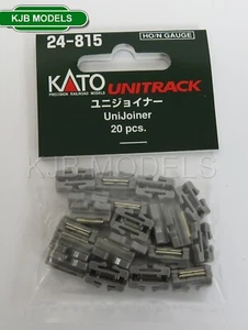 UniJoiners (20 piezas) carriles/placas de pescado para portaequipajes OO/N calibre KATO 24-815 - Imagen 1 de 2