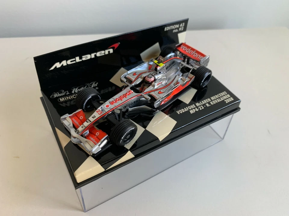 F1 McLaren Mercedes Mp4-23 Heikki Kovalainen 2008 MiniChamps 1:43 - Image 1 of 1