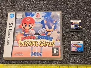 JOB LOT 3 NINTENDO DS DSI 2DS 3DS GAME CART Mario Sonic Olympic Colour Rush Sega - Picture 1 of 3