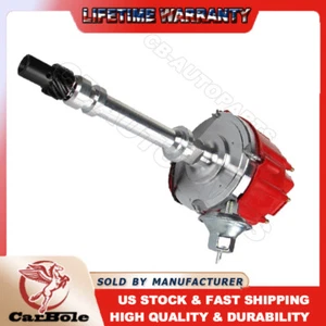 1PCS New Racing Distributor w/ 65K Coil 7500RPM-350 For Chevy V8 HEI 454 SBC BBC - Picture 1 of 12