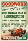 Taille A3 - Goodwood Motor Racing 1951 vintage AFFICHE D'ART CADEAU / DÉCORATION MURALE
