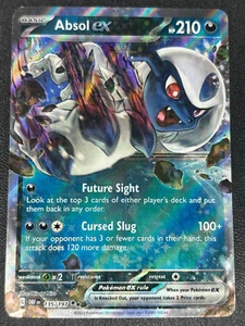Absol ex SV03: Obsidian Flames Pokémon #135/197 Double Rare NM - Picture 1 of 2
