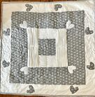 Bicycles Gray and White Flannel Baby Quilt -handmade -personalized label option