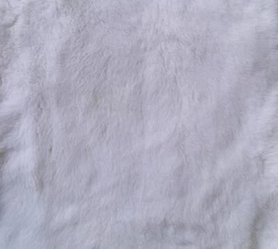 Manta de piel de conejo real natural de lujo de cuero placa suave cálida invierno Foto 1 de 3