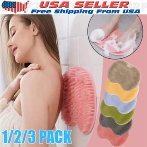 Dusche Fuß Rücken Schrubber Massage Pad Körper Bad Weich Bürste Matte Reinigung Bad - Bild 1 von 19