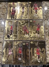 MICHAEL JORDAN 1998 Upper Deck 11 of 12 Card Set Gold Facsimile Auto See Pics