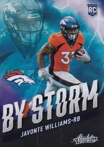 2021 Panini Absolute - By Storm #BST-15 Javonte Williams (RC) - Broncos - Picture 1 of 2
