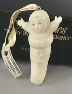 Snowbabies - 2002 Baby In My Stocking ornament //MIB// - Picture 1 of 5