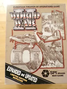 SPI TSR : European Theater of Operations World War II Expanded 2nd Ed UNPUNCHED - Picture 1 of 16