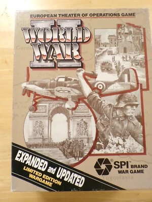 SPI TSR : European Theater of Operations World War II Expanded 2nd Ed UNPUNCHED - Image 1 of 4