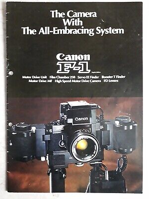 Original Canon F1 Camera Sales Brochure C1975 • 28.36€