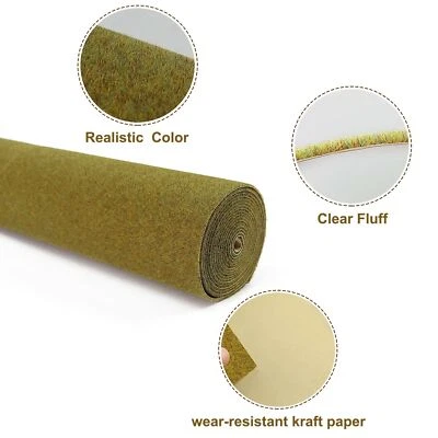 40cm*200cm Green Grass Mat 2mm Thick Artificial Lawn Carpet Architectural Layout - Image 1 of 4