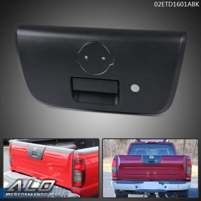 Tailgate Rear Handle W/ Bezel & Keyhole Textured Black Fit For 01-04 Frontier Foto 1 de 4