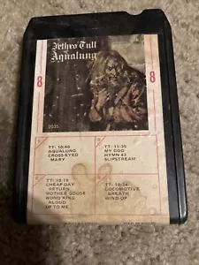 VTG Jethro Tull Aqualung 8 track tape Ampex stereo tapes Vintage - Picture 1 of 2