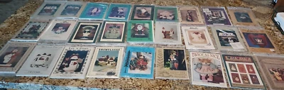 Lot of 28 Patterns Folk Art Country Seasons Christmas Santa Snowmen - Image 1 of 4