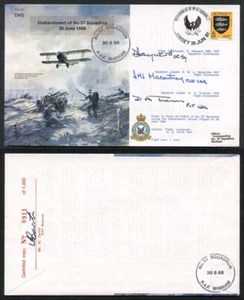 B10c Disbandment of No.57 Squadron Crew Signed (A) - Picture 1 of 1
