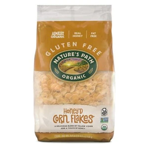 Nature's Path Organic Gluten Free Honey'd Corn Flakes Cereal, 1.65 Lbs. Earth... - Picture 1 of 7