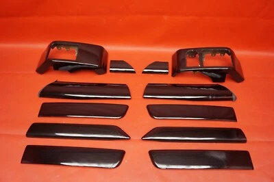 Land Range Rover L322 Vogue Dekorleisten Zierleisten Leisten Hochglanz schwarz 2 - Bild 1 von 4