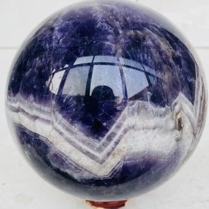 Natural Dream Amethyst Quartz Crystal Sphere Ball Healing 3360g - Picture 1 of 13