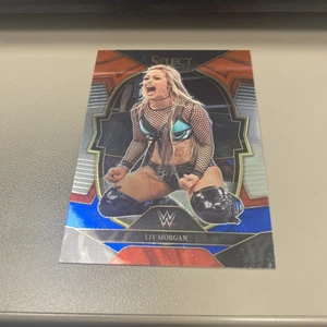 2023 WWE Panini Select #92 LIV MORGAN Concourse Retail Red & Blue Silver Prizm - Picture 1 of 2