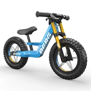 Berg Biky Cross Push Balance Bike with Handbrake - Blue Age 2-5 - Picture 1 of 2