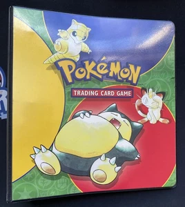 Pokemon TCG 1999 Wizards Of The Coast WOTC Snorlax Pokémon 3-Ring Binder Used. - Picture 1 of 7