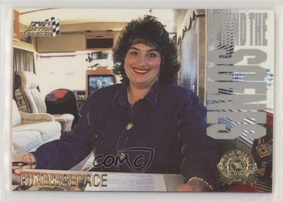 1996 Pinnacle Action Packed Behind the Scenes Kim Wallace Kenny Wallace #85 - Image 1 of 2