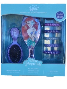 Spazzola umida Disney Princess Ariel set accessori originali e mini districante NUOVO - Foto 1 di 5