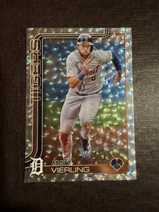 2025 Topps Series 1 MATT VIERLING Super Box Silver Foil TIGERS #166 - Picture 1 of 2