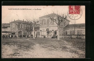 AK Saint-Romain-d ́Albon, Les Écoles 1907 - Bild 1 von 2